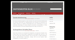 Desktop Screenshot of erstsemester-blog.de