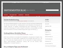 Tablet Screenshot of erstsemester-blog.de